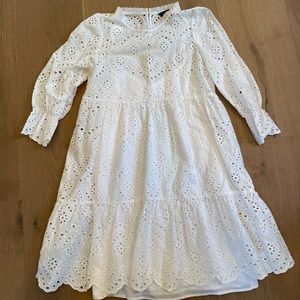 White JCrew Dress. Worn once.